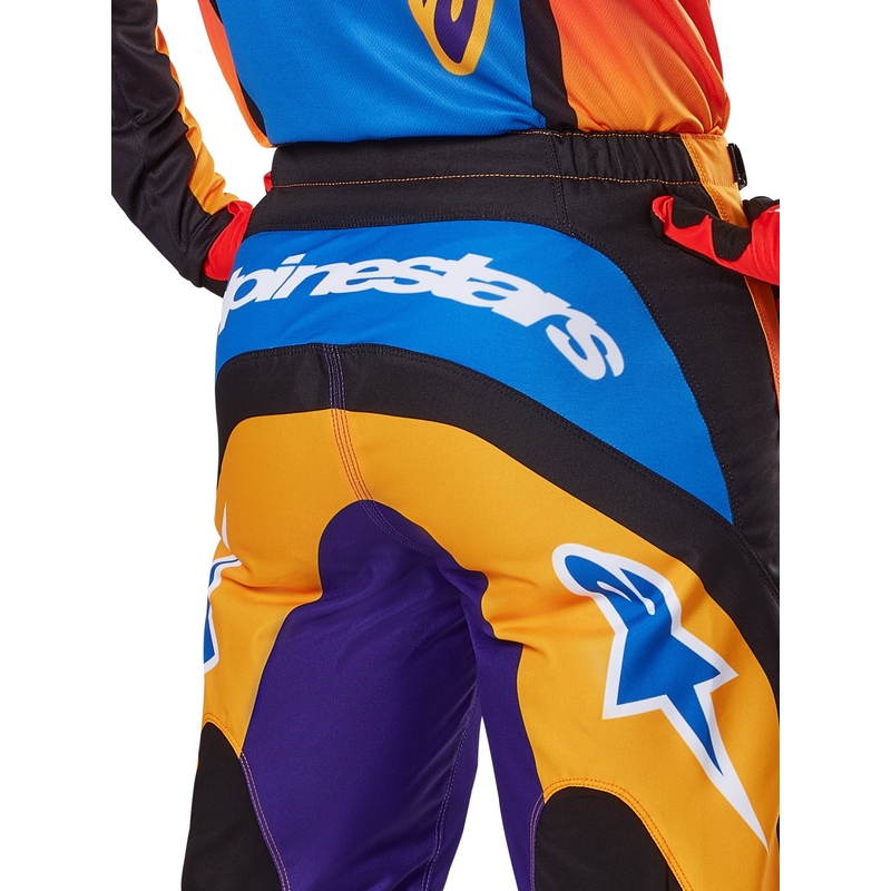 Wielokolorowe spodnie motocrossowe Alpinestars Fluid Wurx