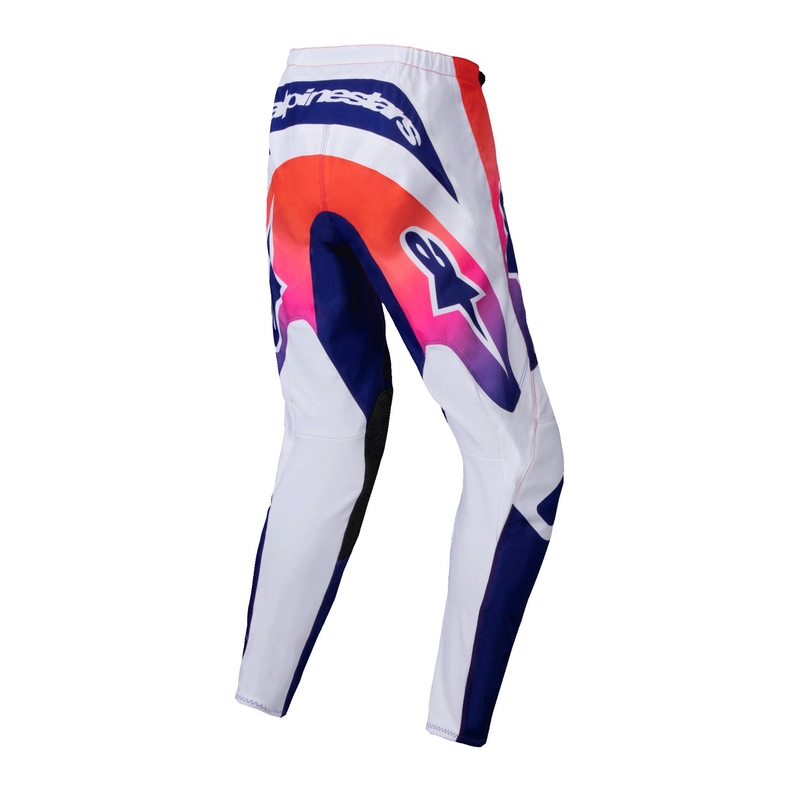 Damskie spodnie motocrossowe Alpinestars Stella Fluid Wurx wielokolorowo-białe