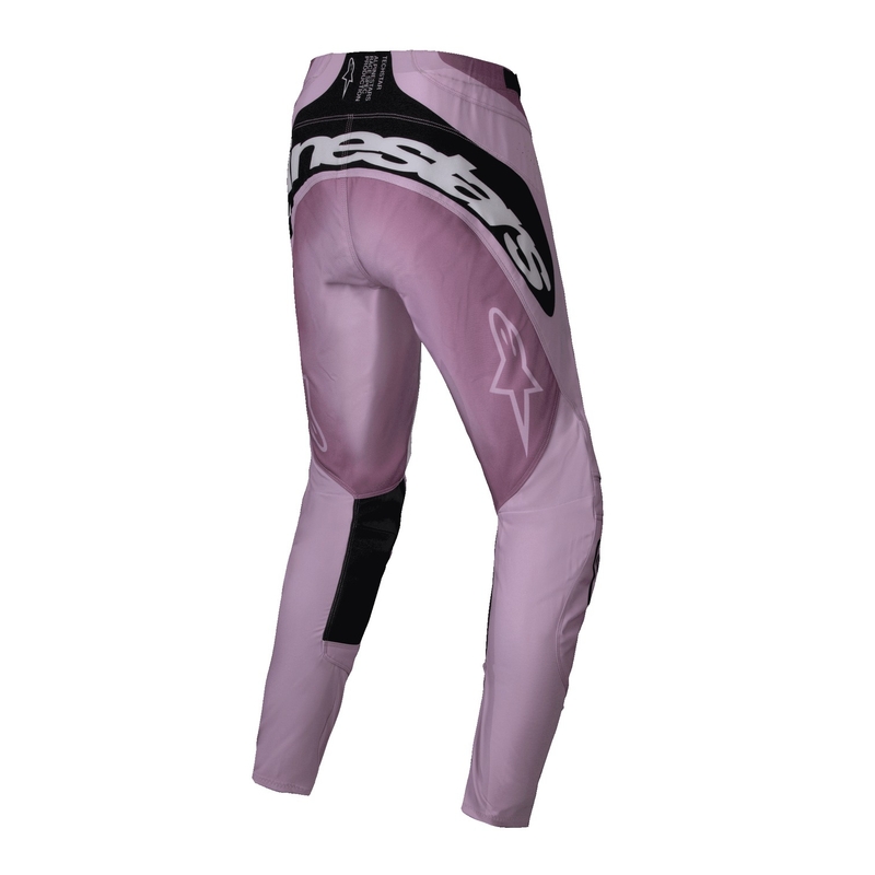 Damskie spodnie motocrossowe Alpinestars Stella Techstar Melt w kolorze czarno-kremowo-różowym