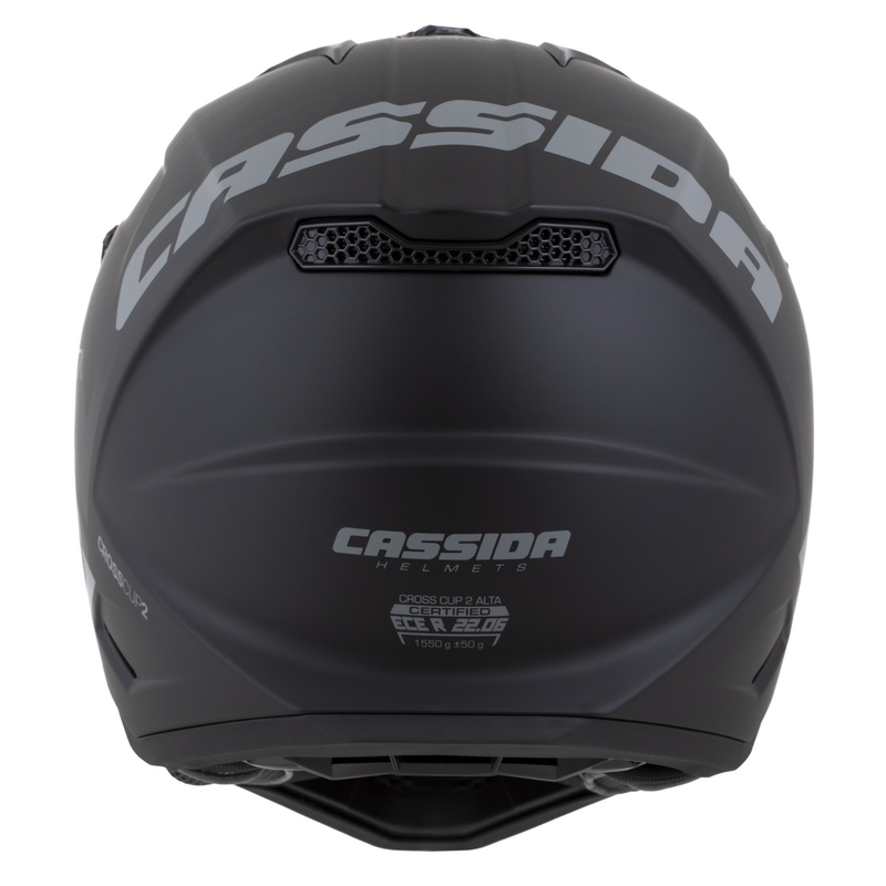 Kask motocrossowy Cassida Cross Cup 2 Alta matowy czarno-szary