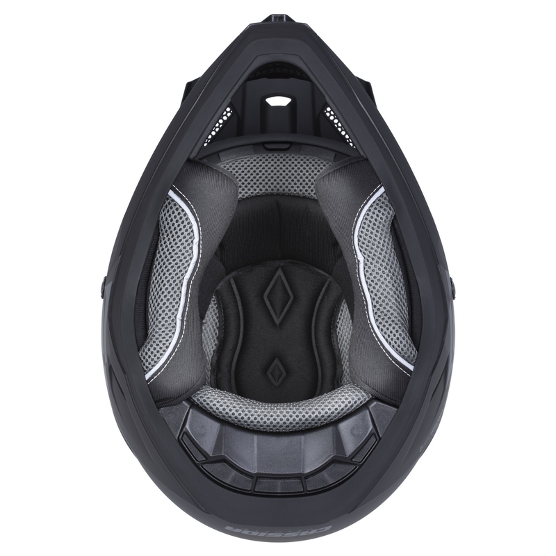 Kask motocrossowy Cassida Cross Cup 2 Alta matowy czarno-szary