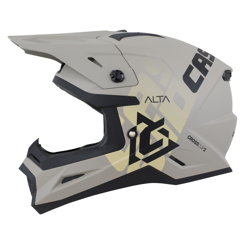 Kask motocrossowy Cassida Cross Cup 2 Alta matowo-piaskowy