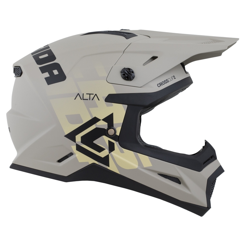 Kask motocrossowy Cassida Cross Cup 2 Alta matowo-piaskowy