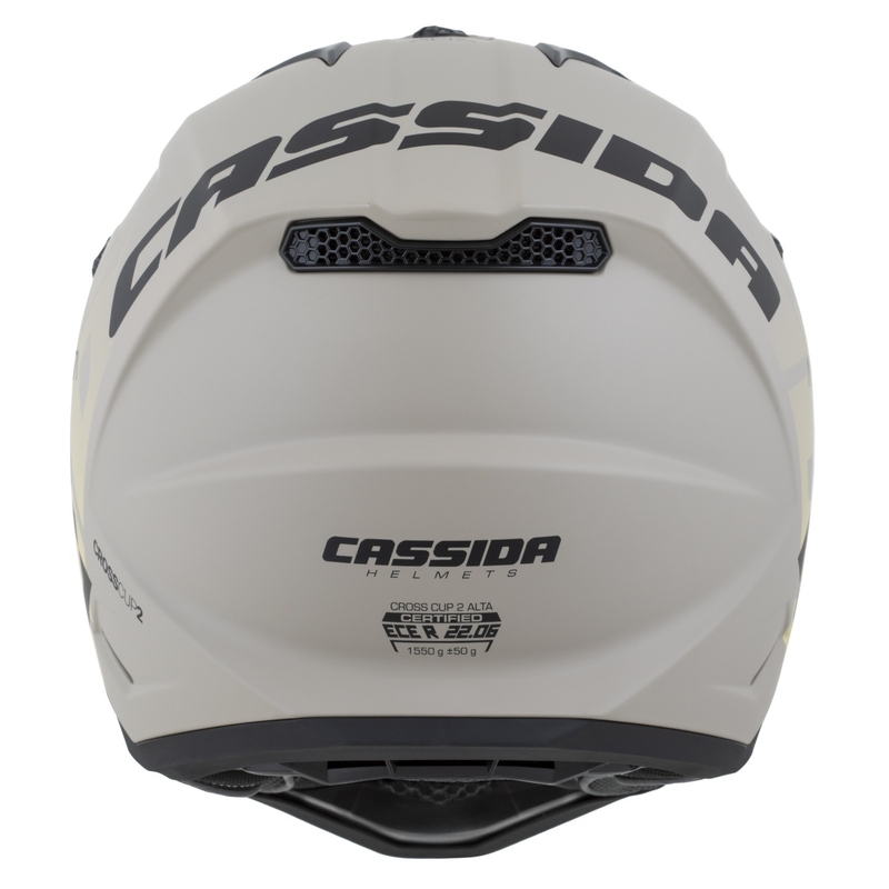 Kask motocrossowy Cassida Cross Cup 2 Alta matowo-piaskowy