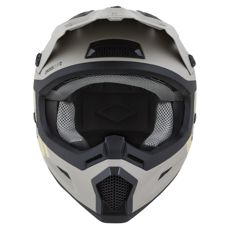 Kask motocrossowy Cassida Cross Cup 2 Alta matowo-piaskowy