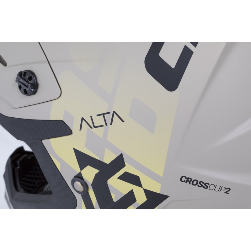 Kask motocrossowy Cassida Cross Cup 2 Alta matowo-piaskowy