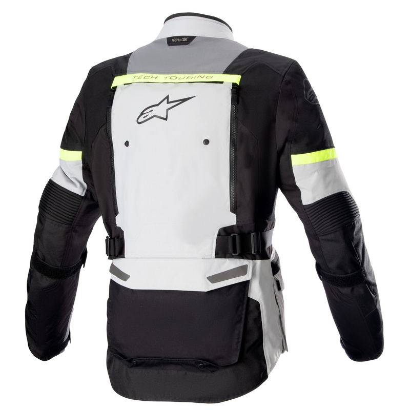 Kurtka motocyklowa Alpinestars Bogota PRO Drystar szaro-czarno-fluo-żółta
