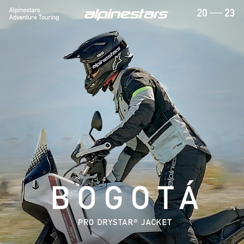 Kurtka motocyklowa Alpinestars Bogota PRO Drystar szaro-czarno-fluo-żółta