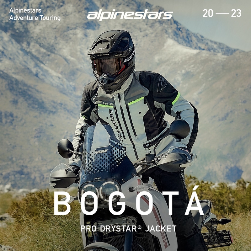 Kurtka motocyklowa Alpinestars Bogota PRO Drystar szaro-czarno-fluo-żółta