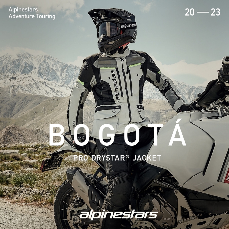 Kurtka motocyklowa Alpinestars Bogota PRO Drystar szaro-czarno-fluo-żółta