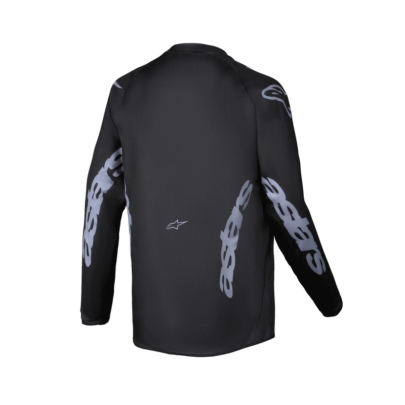 Dziecięca koszulka motocrossowa Alpinestars Racer Graphite czarna