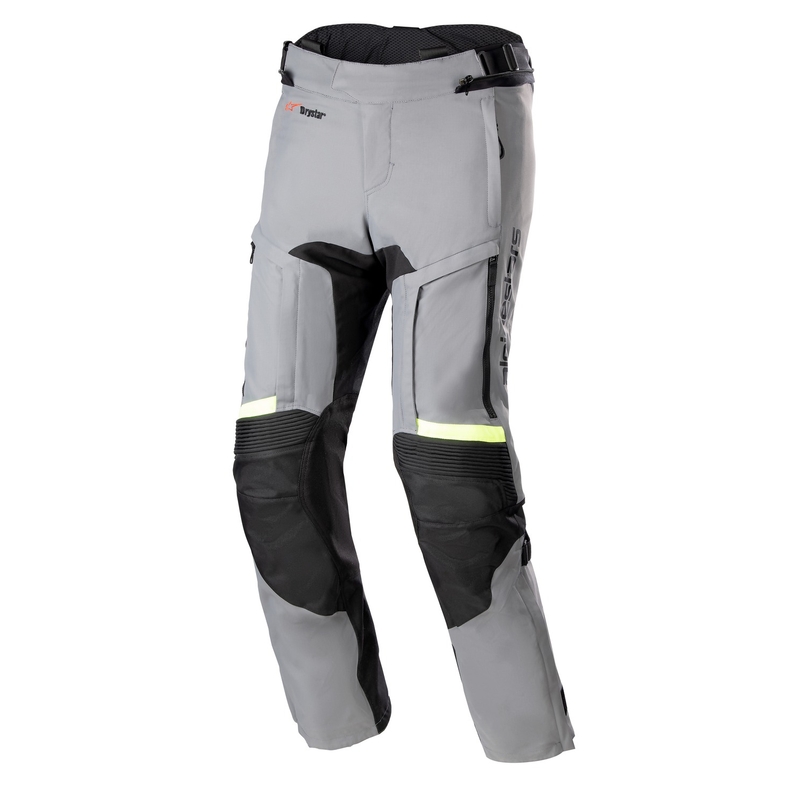 Spodnie motocyklowe Alpinestars Bogota Pro Drystar 3 Season Grey-Black-Fluo Yellow