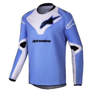 Dziecięca koszulka motocrossowa Alpinestars Racer Veil w kolorze fioletowo-czarnym