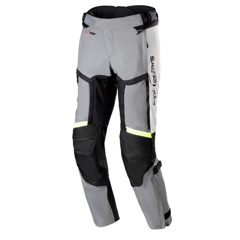 Spodnie motocyklowe Alpinestars Bogota Pro Drystar 4 szaro-czarno-fluo-żółte
