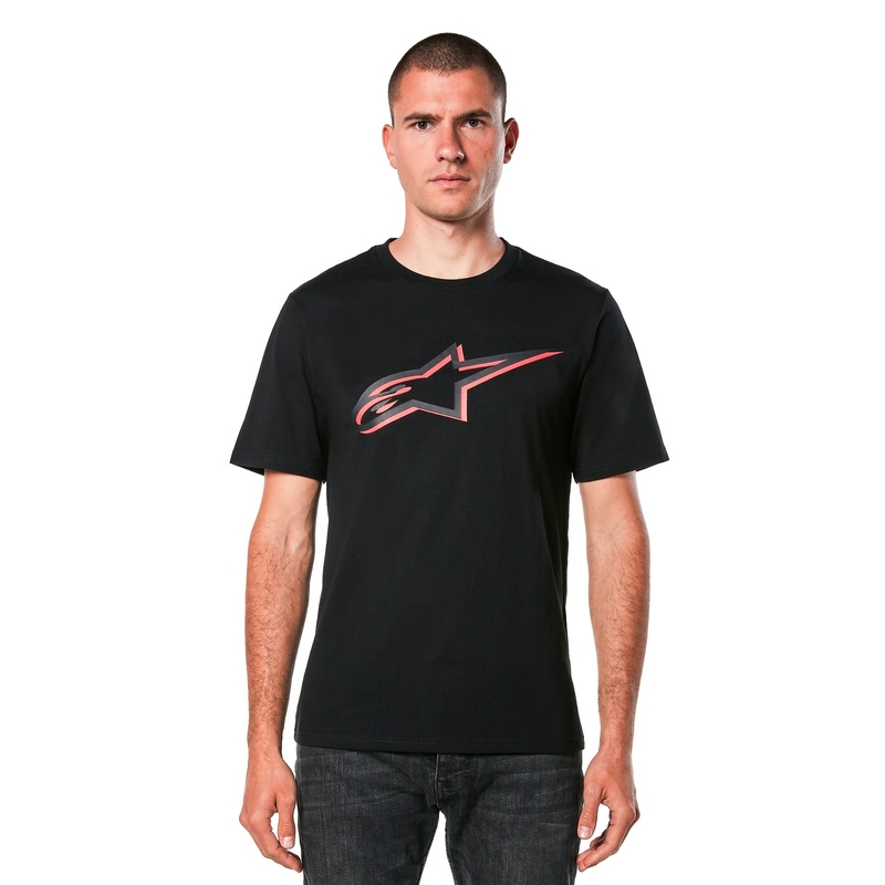 Koszulka Alpinestars Ageless Shadow CSF czarno-czerwona