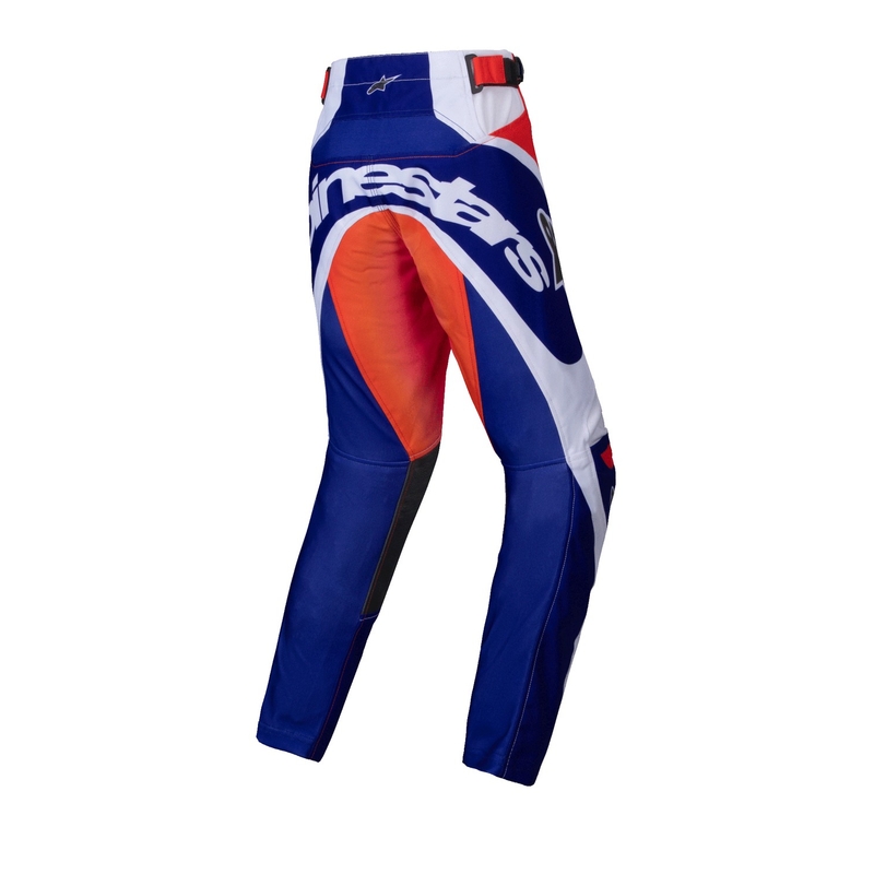 Dziecięce spodnie motocrossowe Alpinestars Racer Wurx wielokolorowo-białe