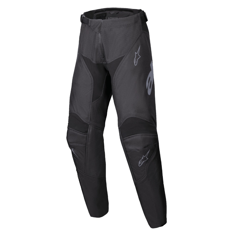Dziecięce spodnie motocrossowe Alpinestars Racer Graphite w kolorze czarno-szarym