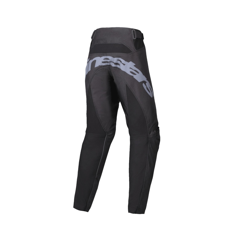 Dziecięce spodnie motocrossowe Alpinestars Racer Graphite w kolorze czarno-szarym