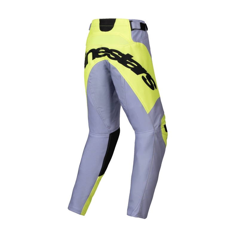 Dziecięce spodnie motocrossowe Alpinestars Racer Veil w kolorze szaro-fluo żółtym