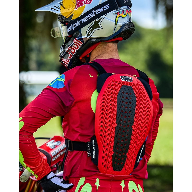 Ochraniacz klatki piersiowej Alpinestars A-5 Plasma czarno-czerwono-biały