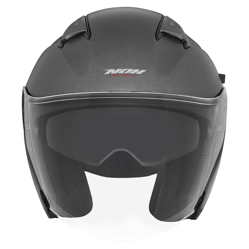 Otwarty kask motocyklowy NOX N130 matowy tytan