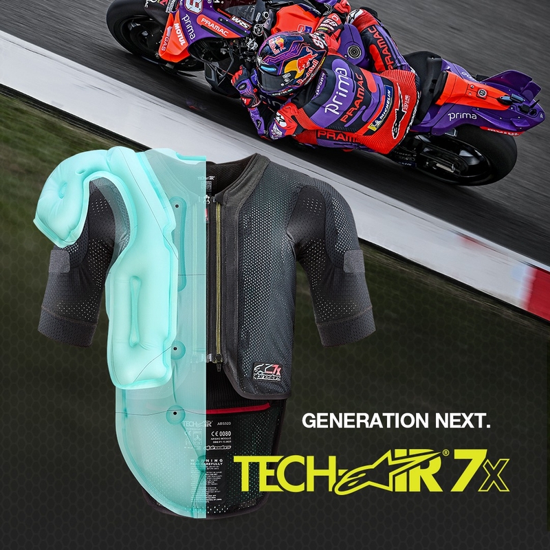 Kamizelka z poduszką powietrzną Alpinestars TECH-AIR®7X czarno-czerwona wyprzedaż
