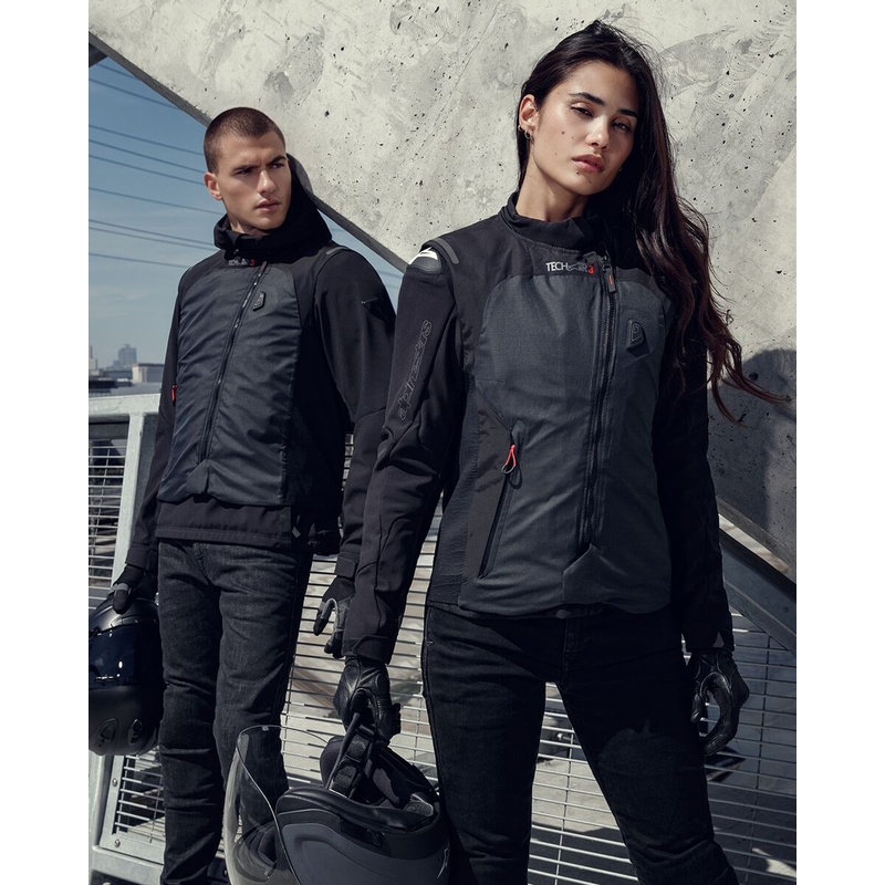 Damska kamizelka z poduszką powietrzną Alpinestars Stella TECH-AIR®3 system czarno-ciemnoszara