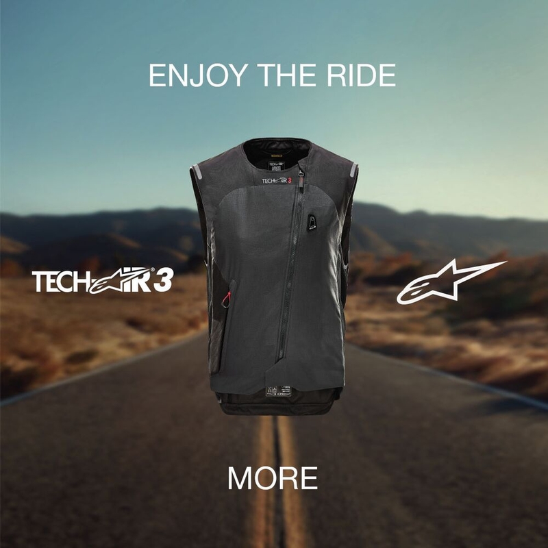 Damska kamizelka z poduszką powietrzną Alpinestars Stella TECH-AIR®3 system czarno-ciemnoszara