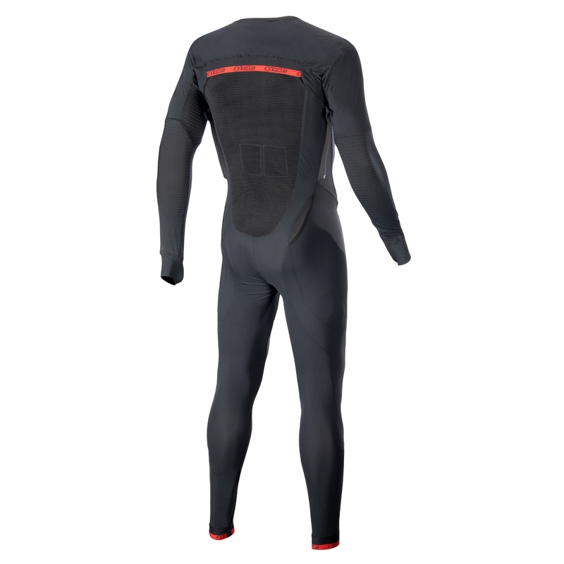 Zewnętrzna warstwa kamizelki Alpinestars TECH-AIR®10 z poduszką powietrzną w kolorze czarno-czerwono-szarym