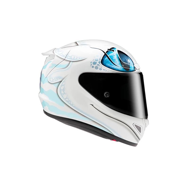 HJC RPHA 12 Light Fury Uniwersalny kask integralny w kolorze biało-niebieskim wyprzedaż