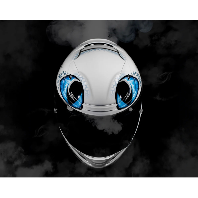 HJC RPHA 12 Light Fury Uniwersalny kask integralny w kolorze biało-niebieskim wyprzedaż