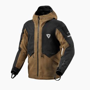Kurtka motocyklowa Revit Tectonic H2O czarno-brązowa