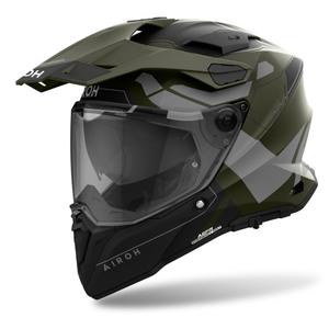 Kask enduro Airoh Commander 2 Reveal 2024 matowy zielony