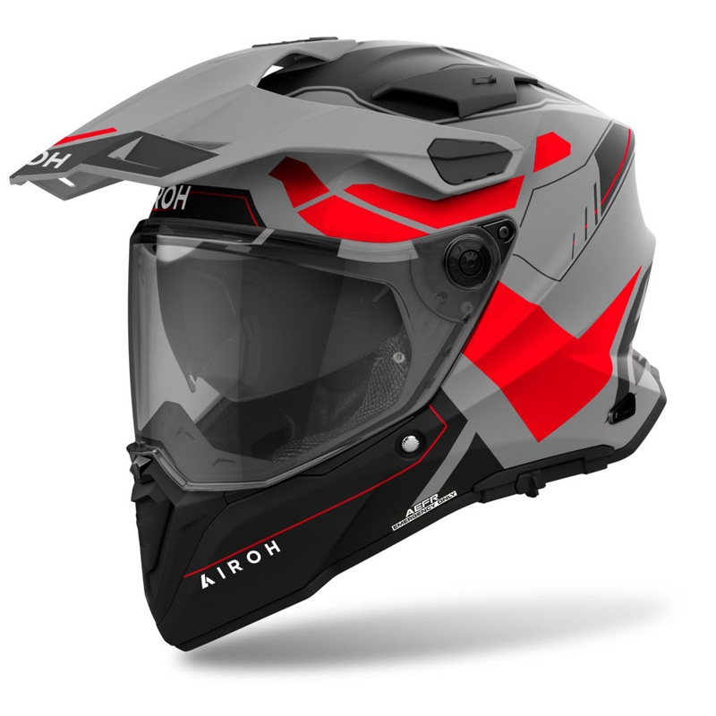 Kask enduro Airoh Commander 2 Reveal matte red fluo