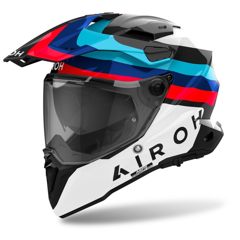 Kask enduro Airoh Commander 2 Doom 2024 czarny błyszczący