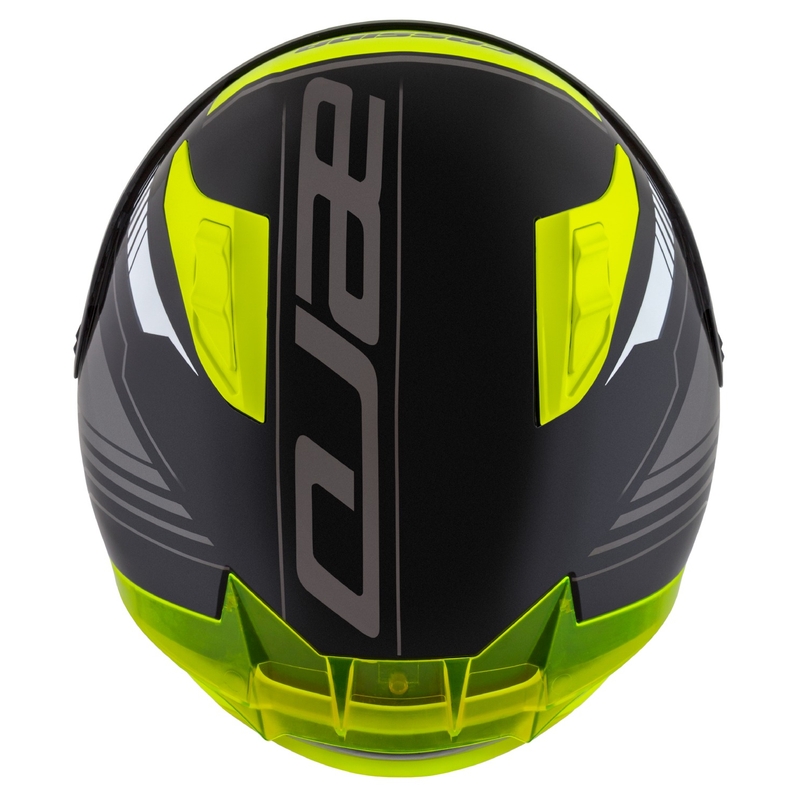 Integralny kask motocyklowy Cassida Aero Drome w kolorze czarno-fluo żółto-biało-szarym