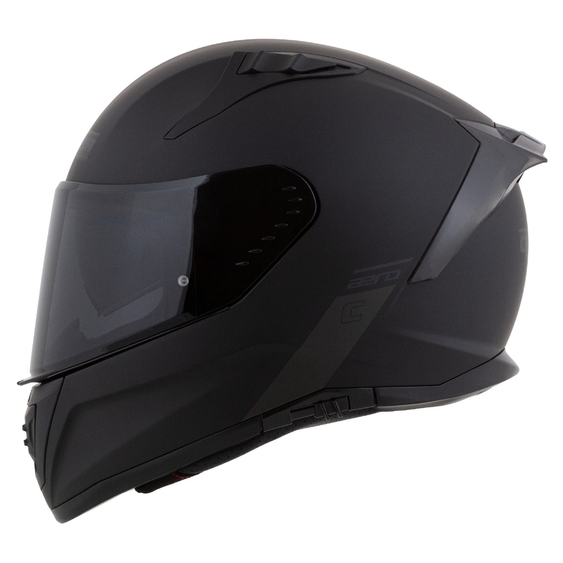 Zintegrowany kask motocyklowy Cassida Aero matowy czarno-szary