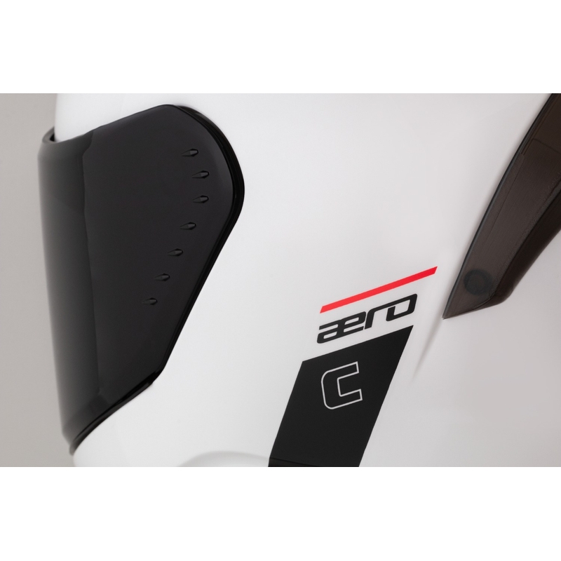 Integralny kask motocyklowy Cassida Aero, matowo-biało-czarny