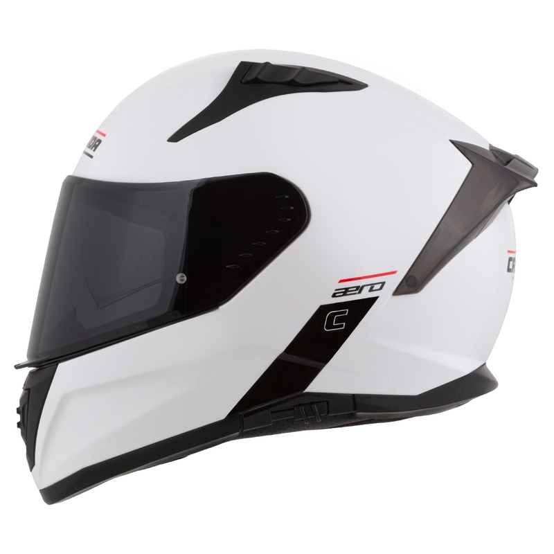Integralny kask motocyklowy Cassida Aero, matowo-biało-czarny