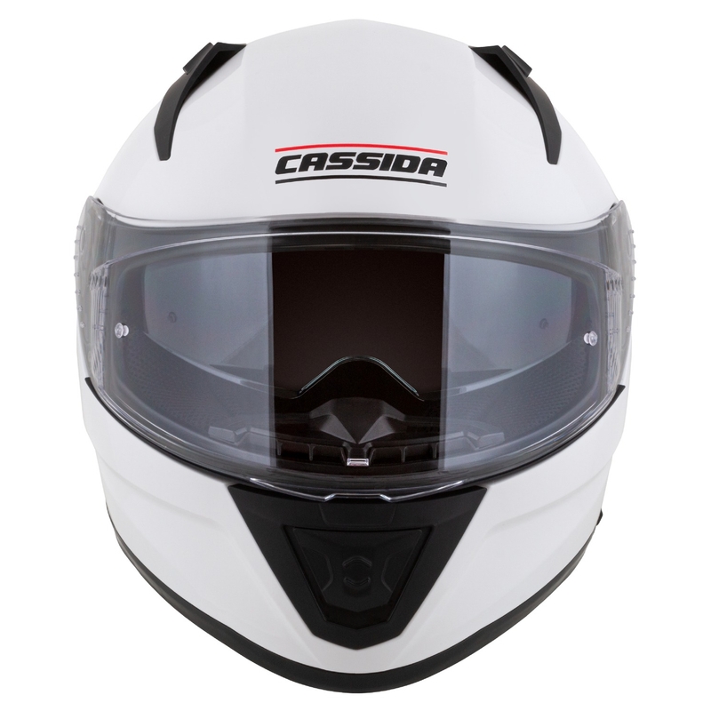 Integralny kask motocyklowy Cassida Aero, matowo-biało-czarny