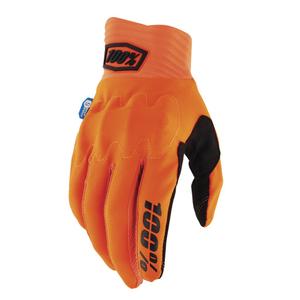 Rękawiczki motocrossowe 100% Cognito Smart Shock fluo pomarańczowe