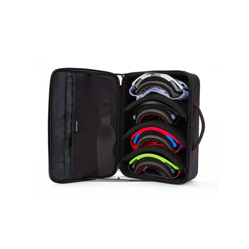 Etui na okulary Alpinestars Supertech Vision czarno-czerwone