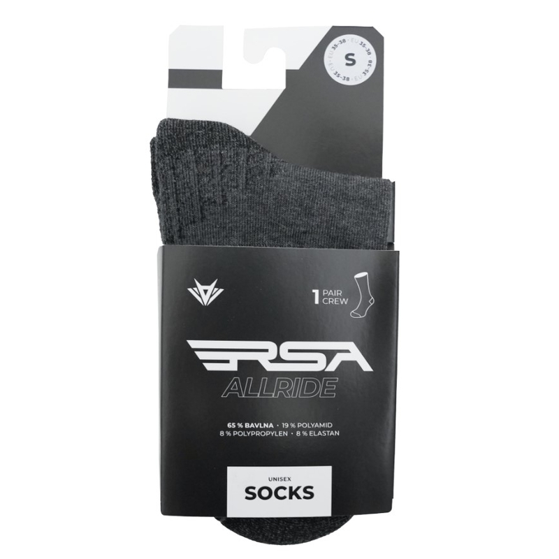 Skarpety RSA Allride Low Light Grey