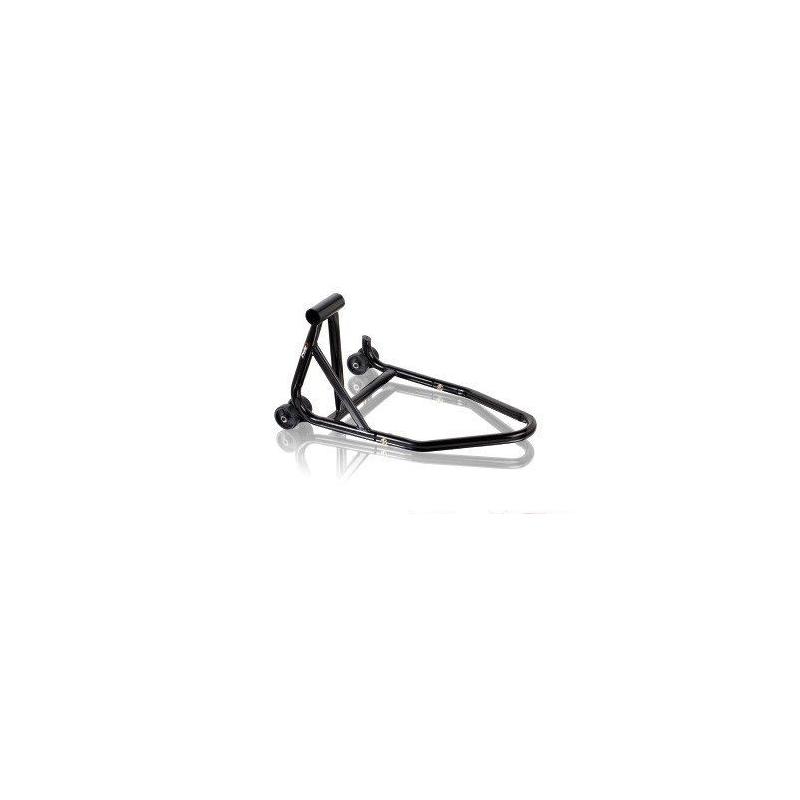 Rear stand PUIG black for single swing arm transmission left side