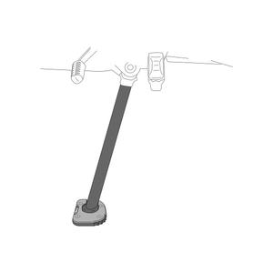 Kickstand extension PUIG 20553N black