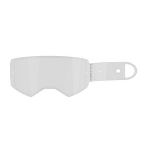 Gogle motocrossowe Alpinestars Supertech Racing, laminowane, przezroczyste