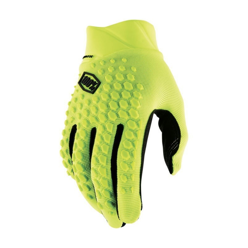 Rękawiczki motocrossowe 100% Geomatic fluo żółte