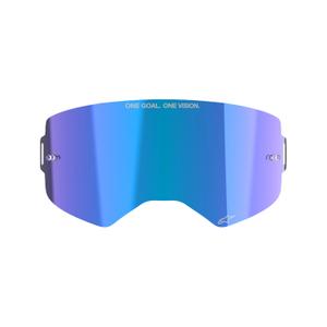 Pleksiglas do gogli Alpinestars Supertech Absolute Vision™ lustrzanie niebieski