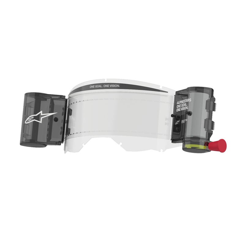Zestaw zamienny Alpinestars Roll-off Wide Vision do gogli Vision 8/5/3 z odrywanymi pinami z przezroczystego pleksiglasu