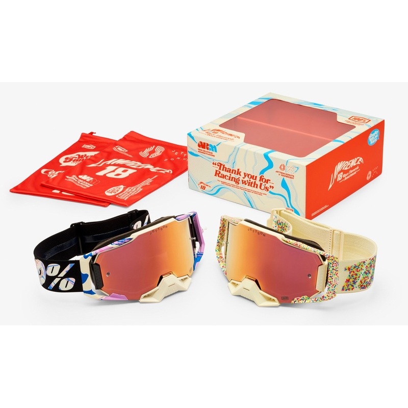 Zestaw gogli motocrossowych 100% Armega 2 Le Donut 2 szt